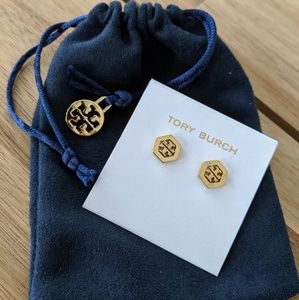 Tory Burch Logo Earrings